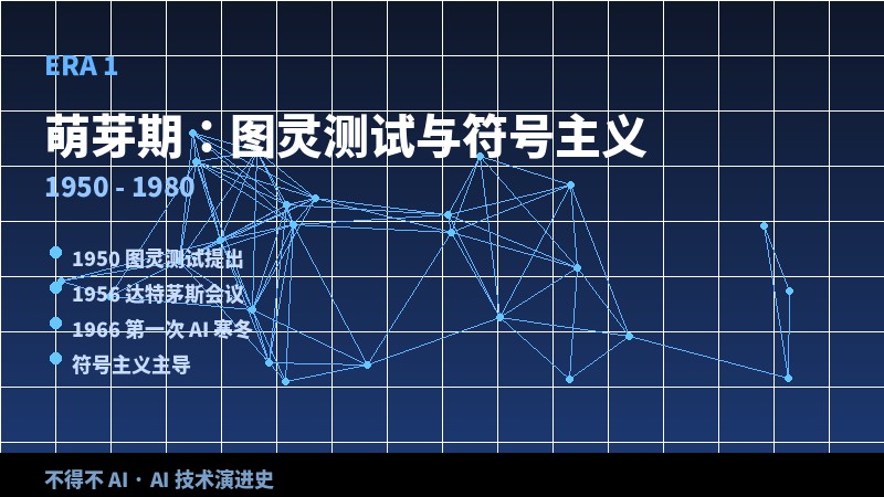 第一阶段：萌芽期 1950-1980